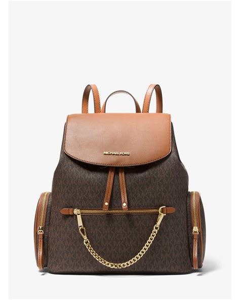 michael kors large jet set leather backpack|Michael Kors jet set large.